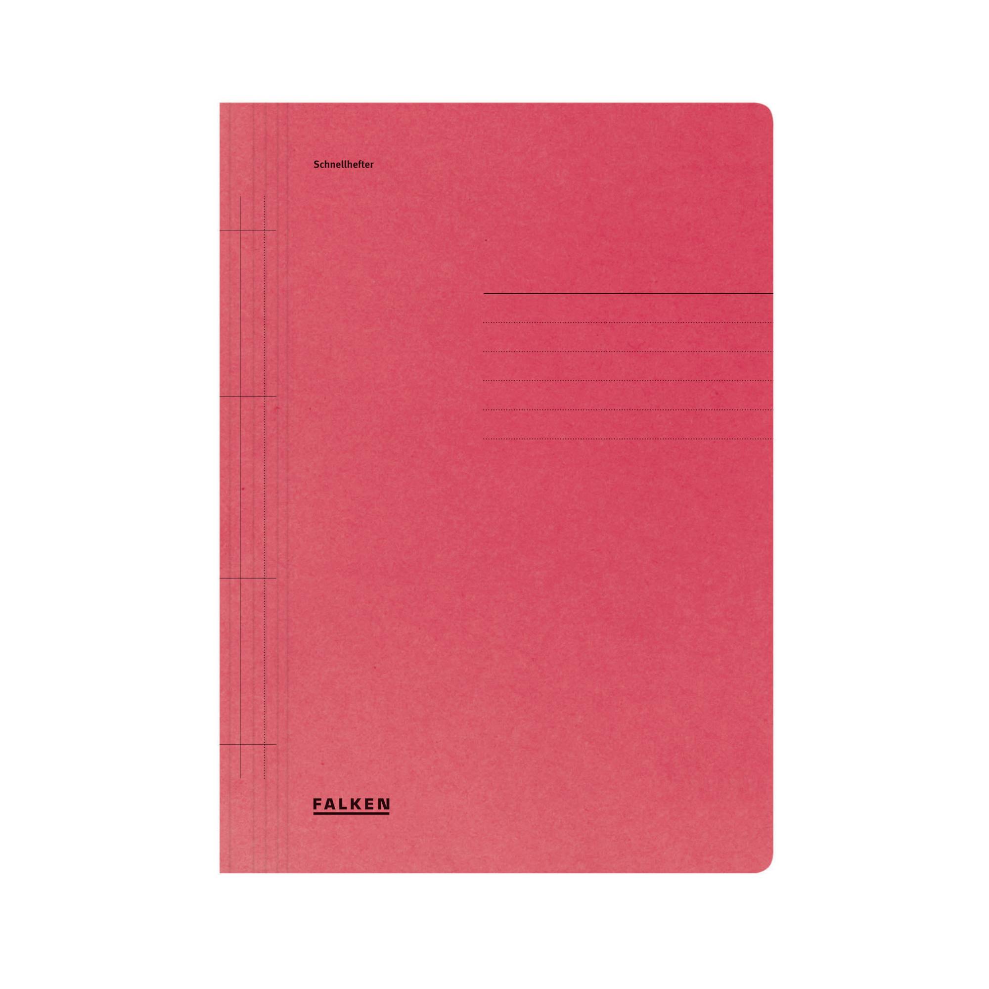 Schnellhefter A4 250g/m² Manila-RC-Karton rot-0