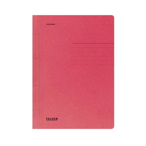 Schnellhefter A4 250g/m² Manila-RC-Karton rot