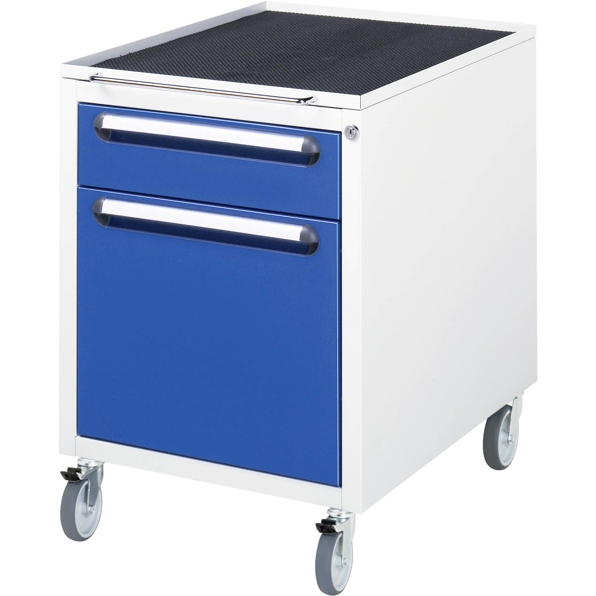 Rollcontainer 480x600x690 2xSchub lgr/ebl