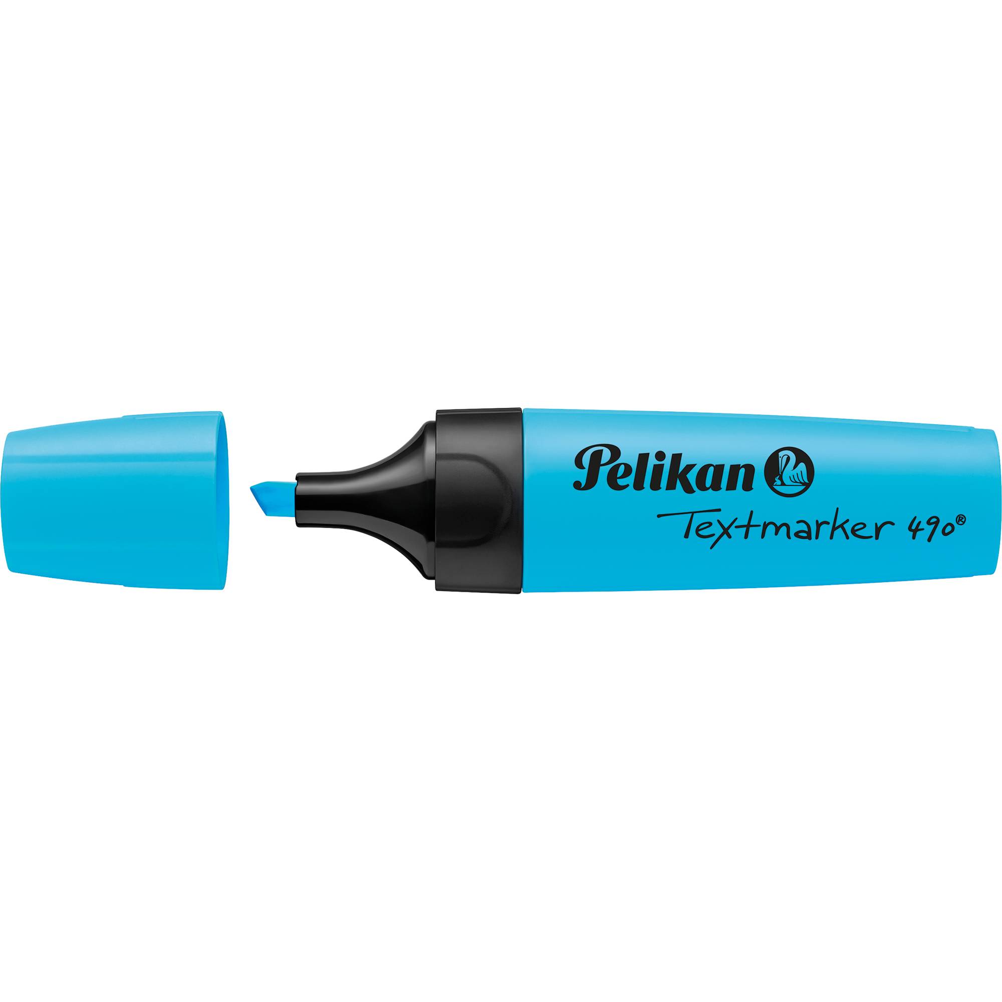 Textmarker 490 1,2-5mm Keilspitze blau-0