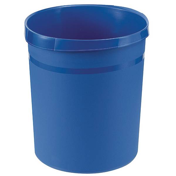 HAN Papierkorb GRIP 18Liter Kunststoff blau 18190-14D