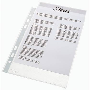 Prospekthülle Economy DIN A4 PP tr 100 St./Pack.