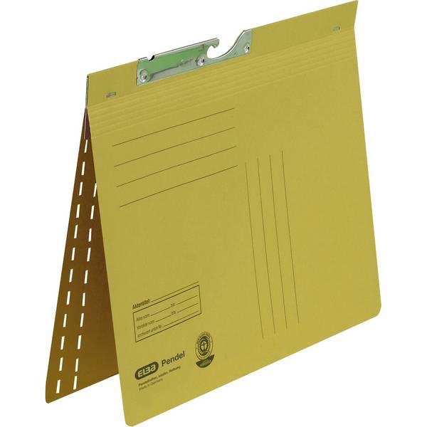 Pendelhefter DIN A4 kaufm. Heftung 250g Karton gelb
