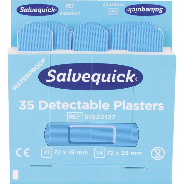 Pflaster 6735CAP detektierbar blau 35 Stück