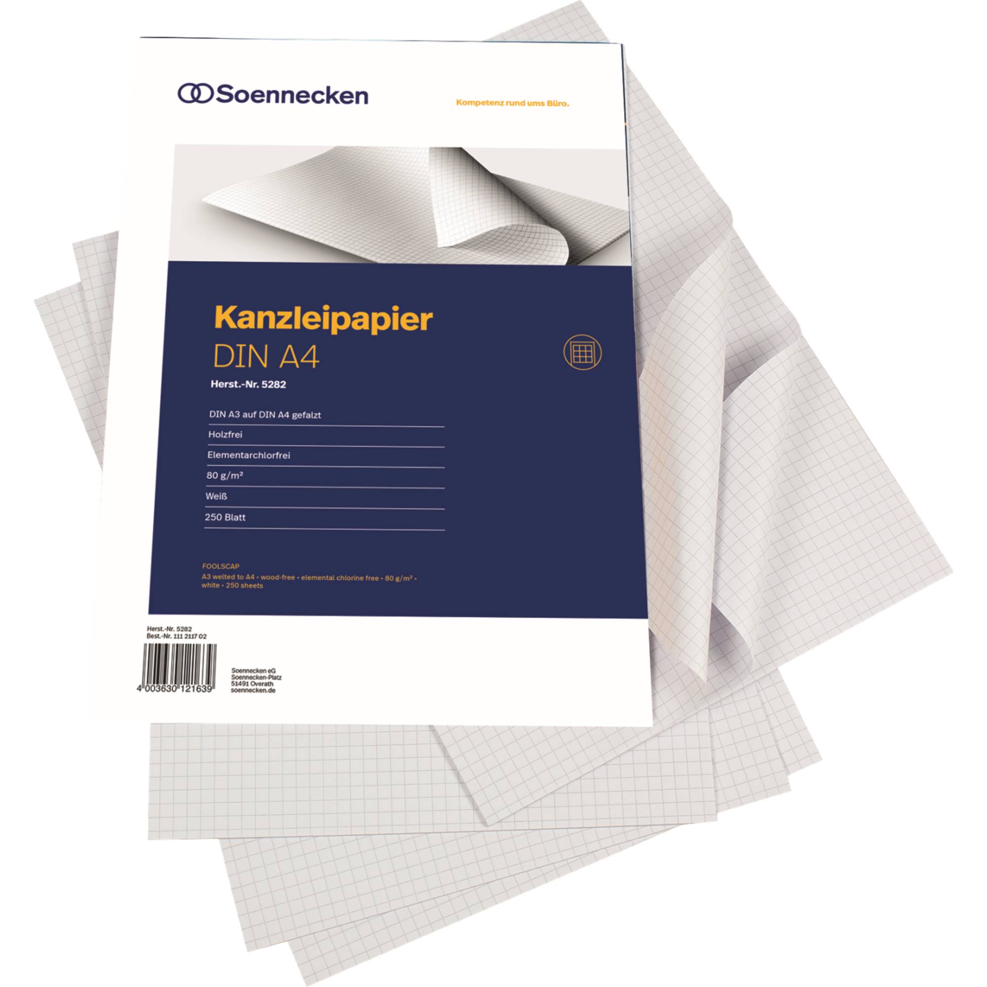 Kanzleipapier A3/A4 kar 250Bl-0