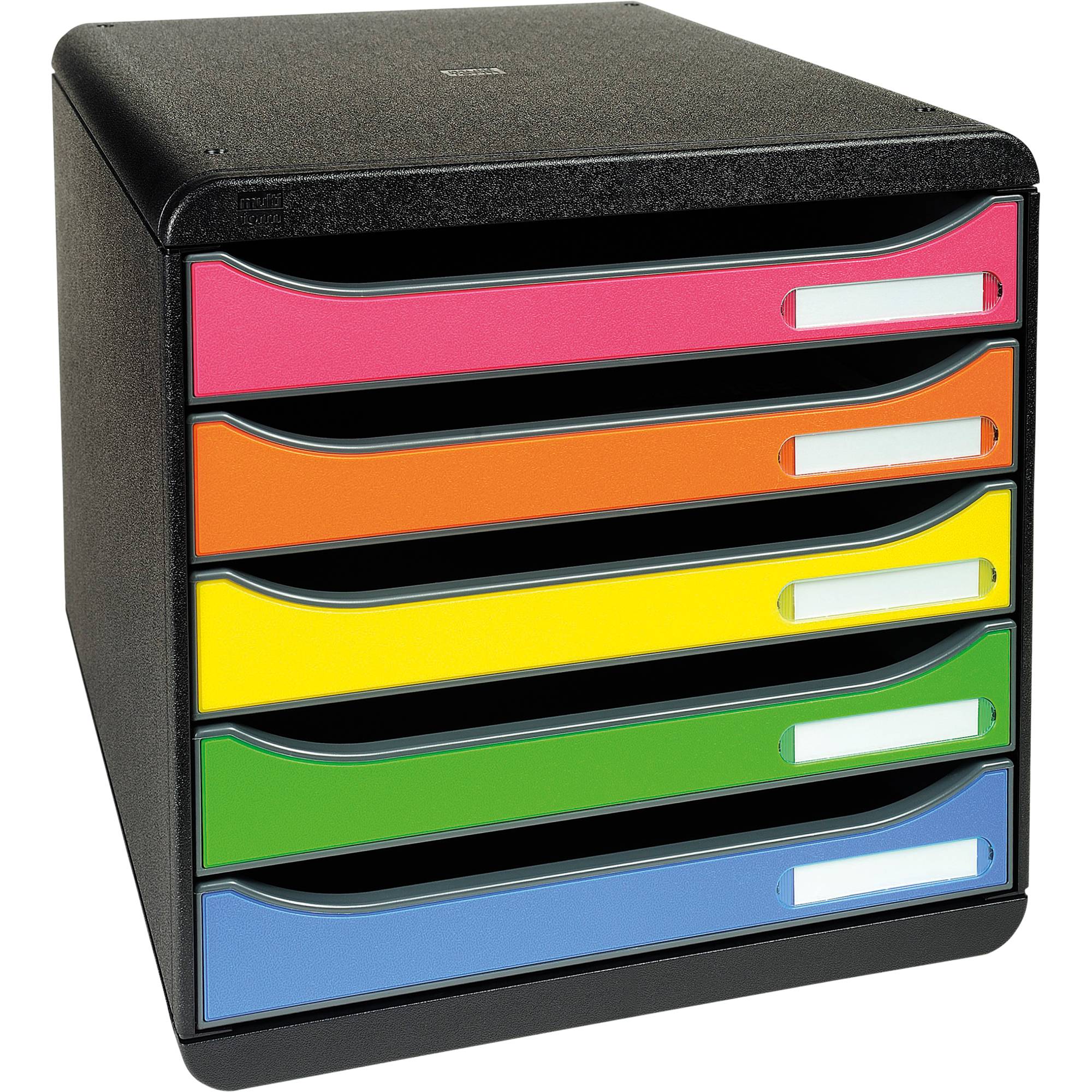Schubladenbox BIG-BOX PLUS 5Schübe farbig