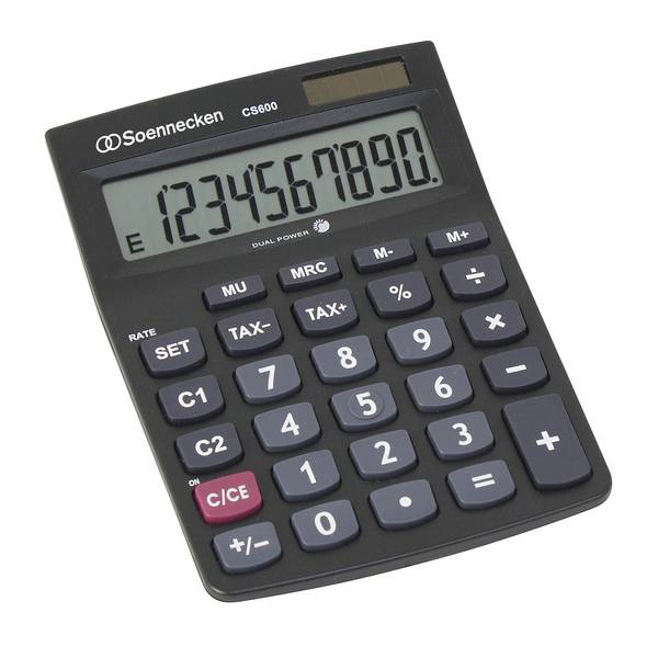 Taschenrechner CS600 schwarz