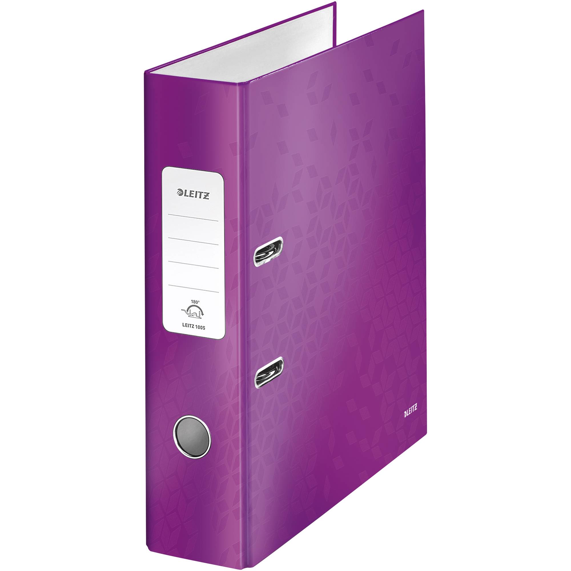 Ordner WOW DIN A4 80mm Pappe violett-0