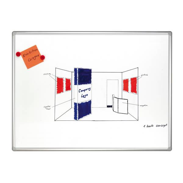 Whiteboard Pro 120x90cm magnethaftend ws