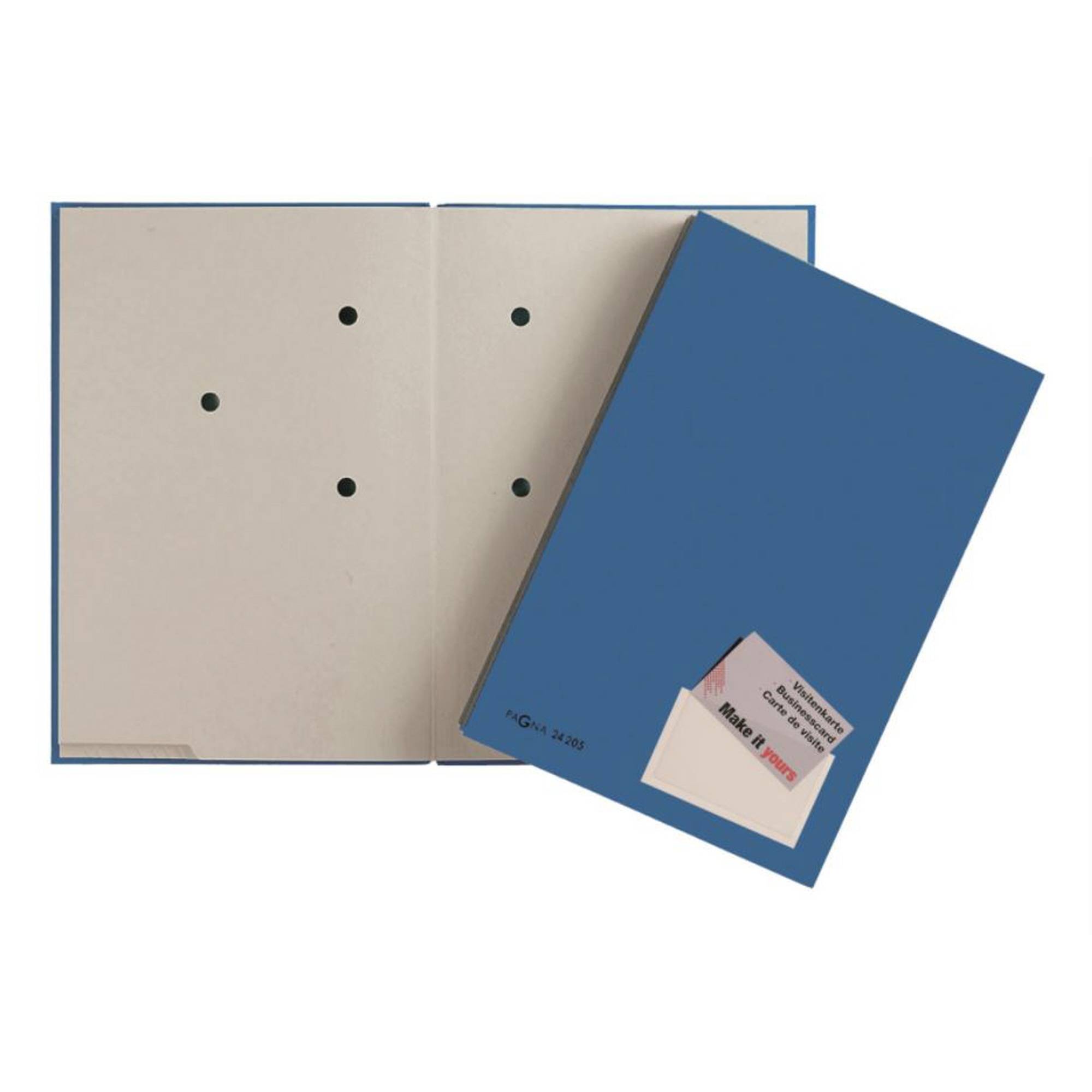 PAGNA Unterschriftsmappe 24205-02 20Fächer blau-0