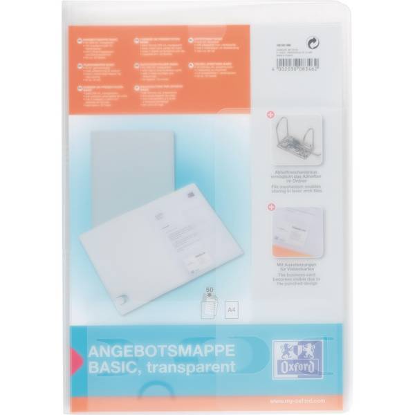 Angebotsmappe image basic DIN A4 farblos tr