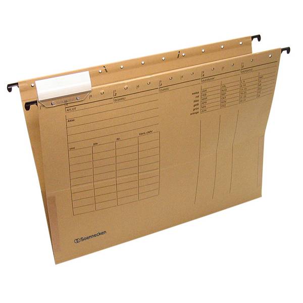 Hängetasche DIN A4 Karton natronbraun 25 St./Pack.