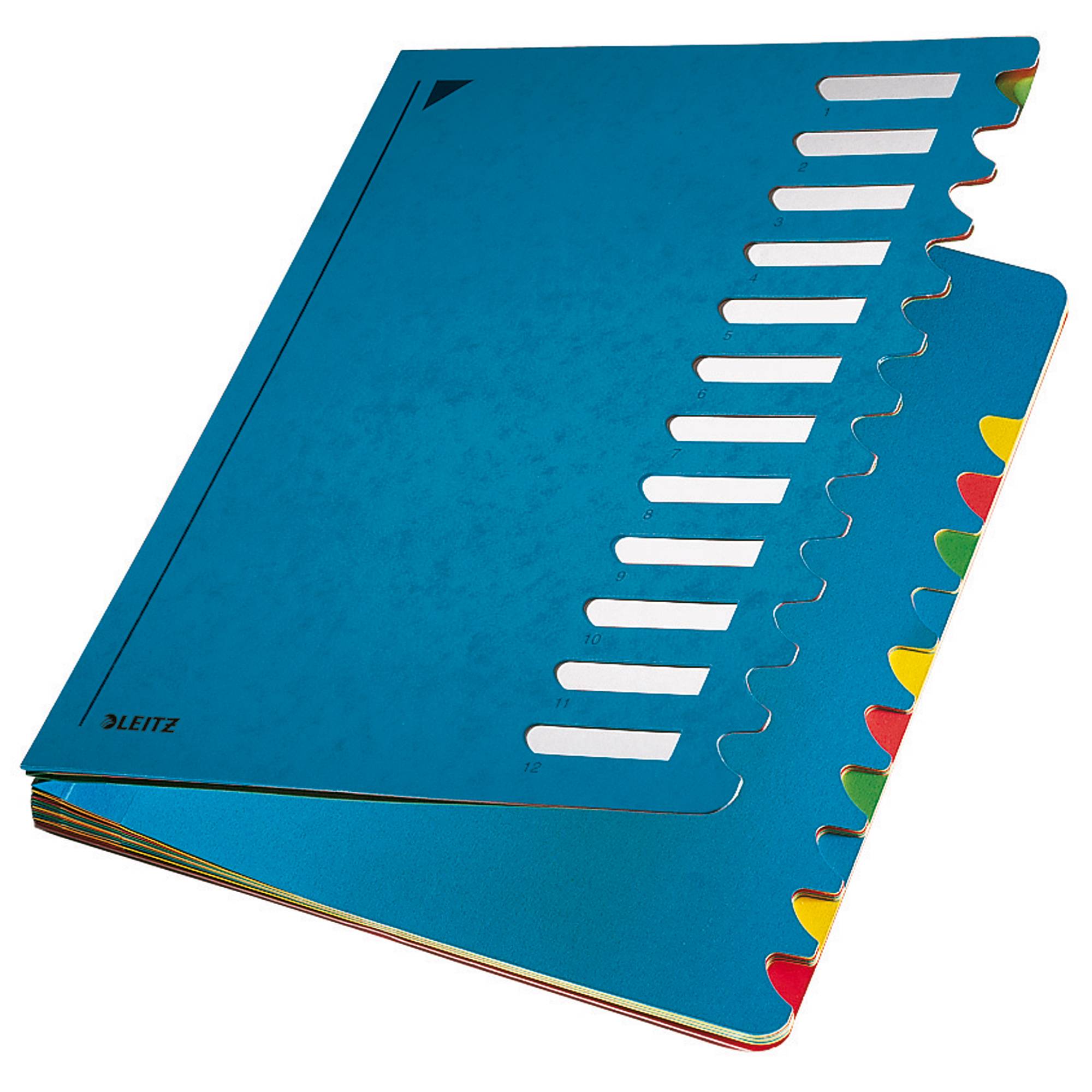 Ordnungsmappe Deskorganizer Color 12Fächer blau-0