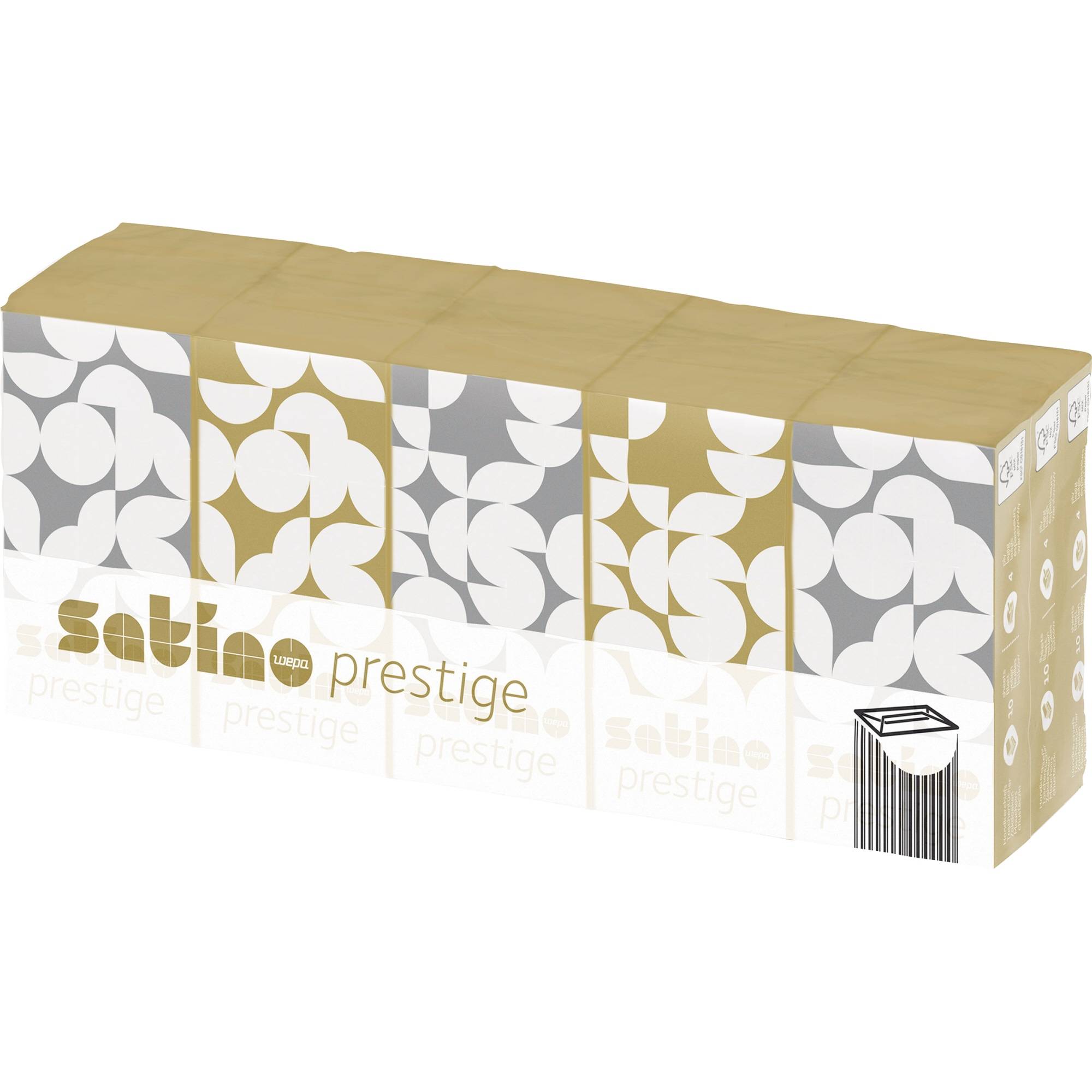 Taschentücher Prestige 4lg. ws 15x10 St./Pack.-0