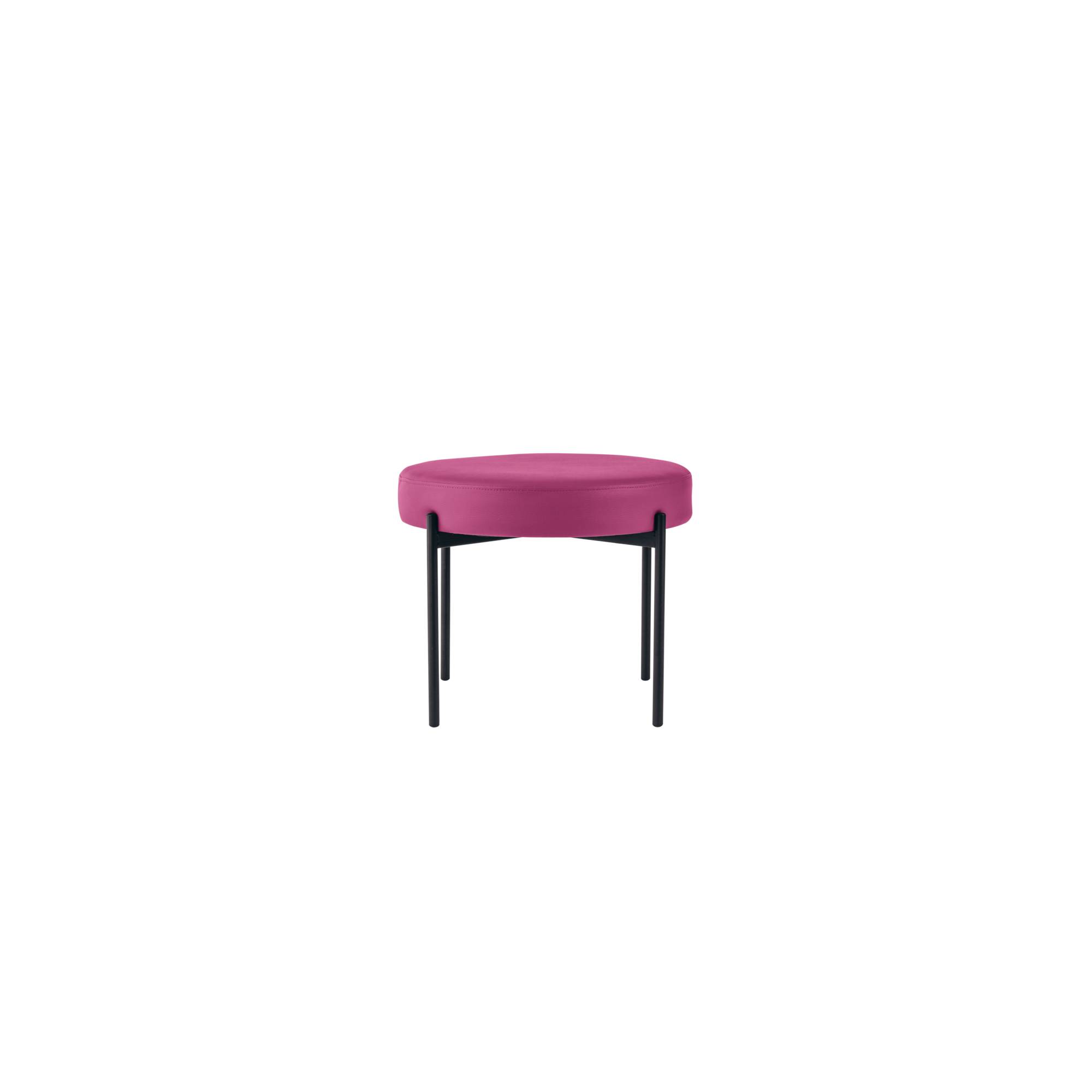 Hocker GAIA rund Kunstleder sw/li-0