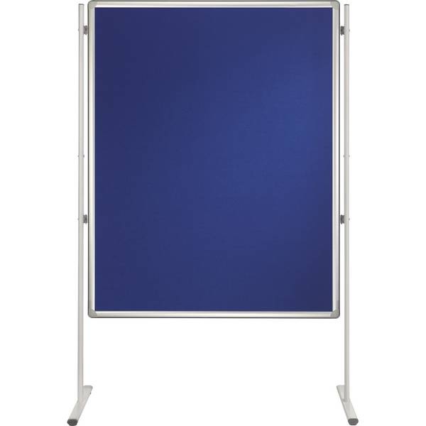 Stellwandtafel PRO 150x120cm lack./Filz bl