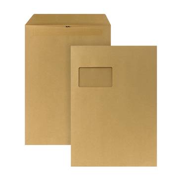 Versandtasche C4 mF sk br 250 St./Pack.