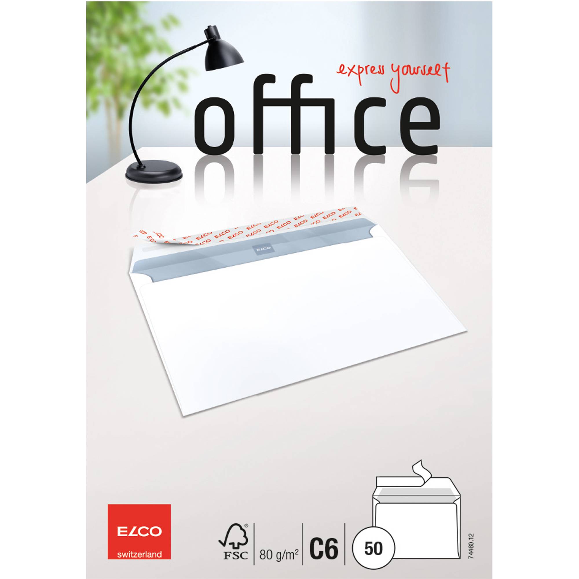 Briefumschlag Office C6 oF hk weiß 50 St./Pack.-0