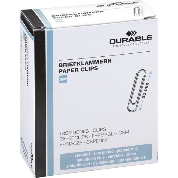 Briefklammer 50mm rund verzinkt 100 St./Pack.