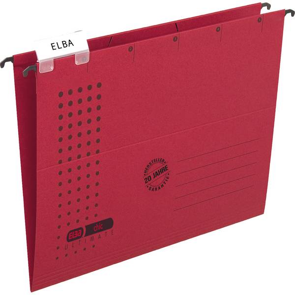 Hängemappe chic ULTIMATE DIN A4 Karton rot