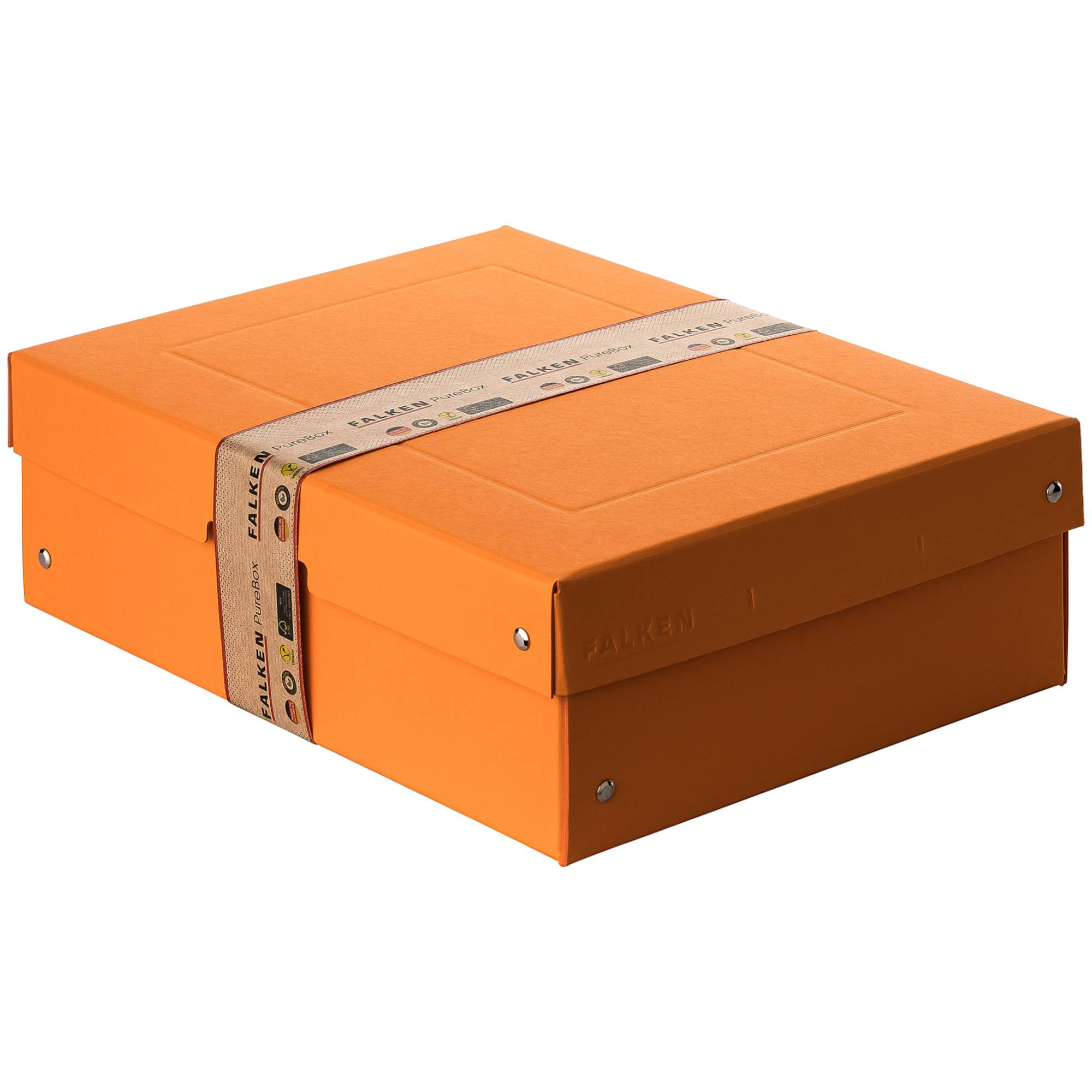 Aufbewahrungsbox PURE Box Pastell A4 100mm orange-0