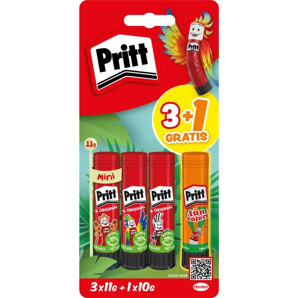 Klebestift 3x11/1x10g