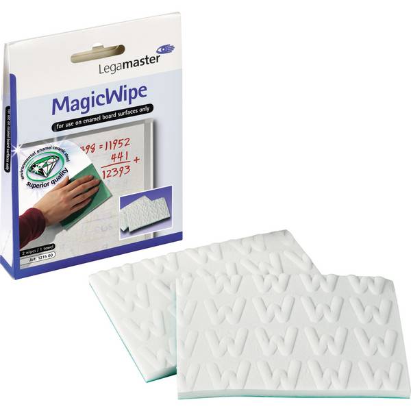 Reinigungstuch MagicWipe 13x10cm weiß 2 St./Pack.