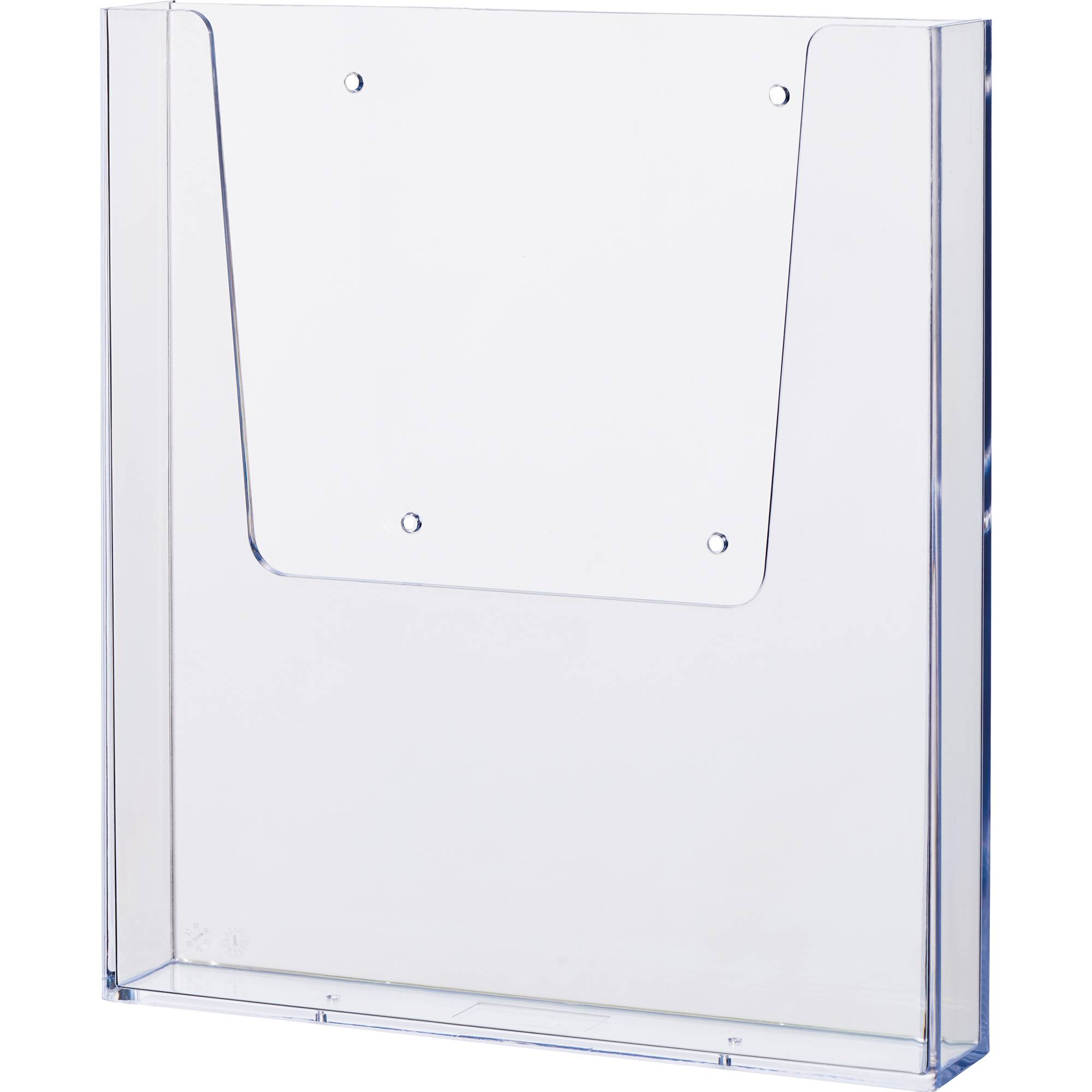 Wandprospekthalter A4 1Fach PS transparent-0