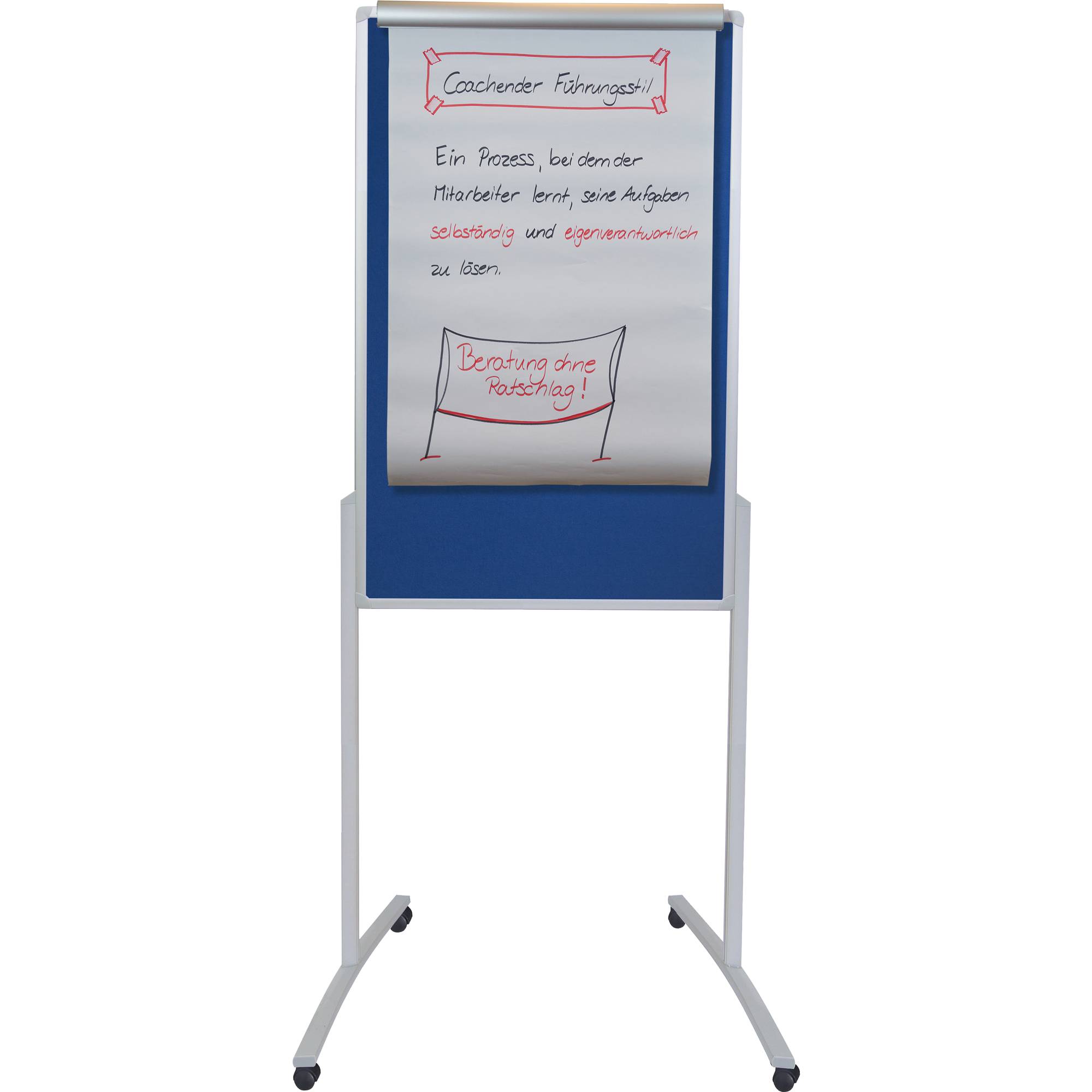 Mulitfunktionstafel PRO mobil 125x78cm Filz bl-0