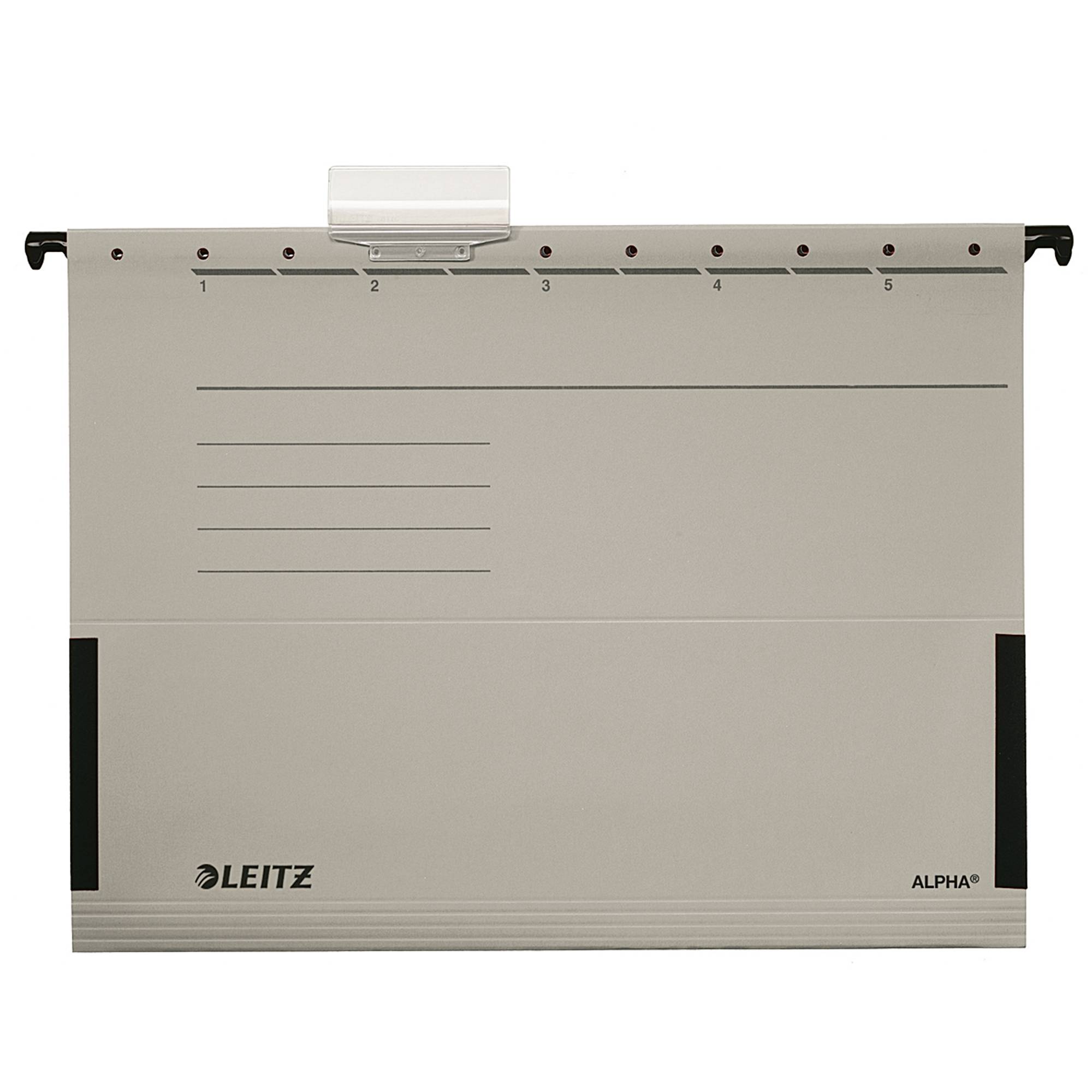 Hängetasche ALPHA A4 Karton grau 25 St./Pack.-0