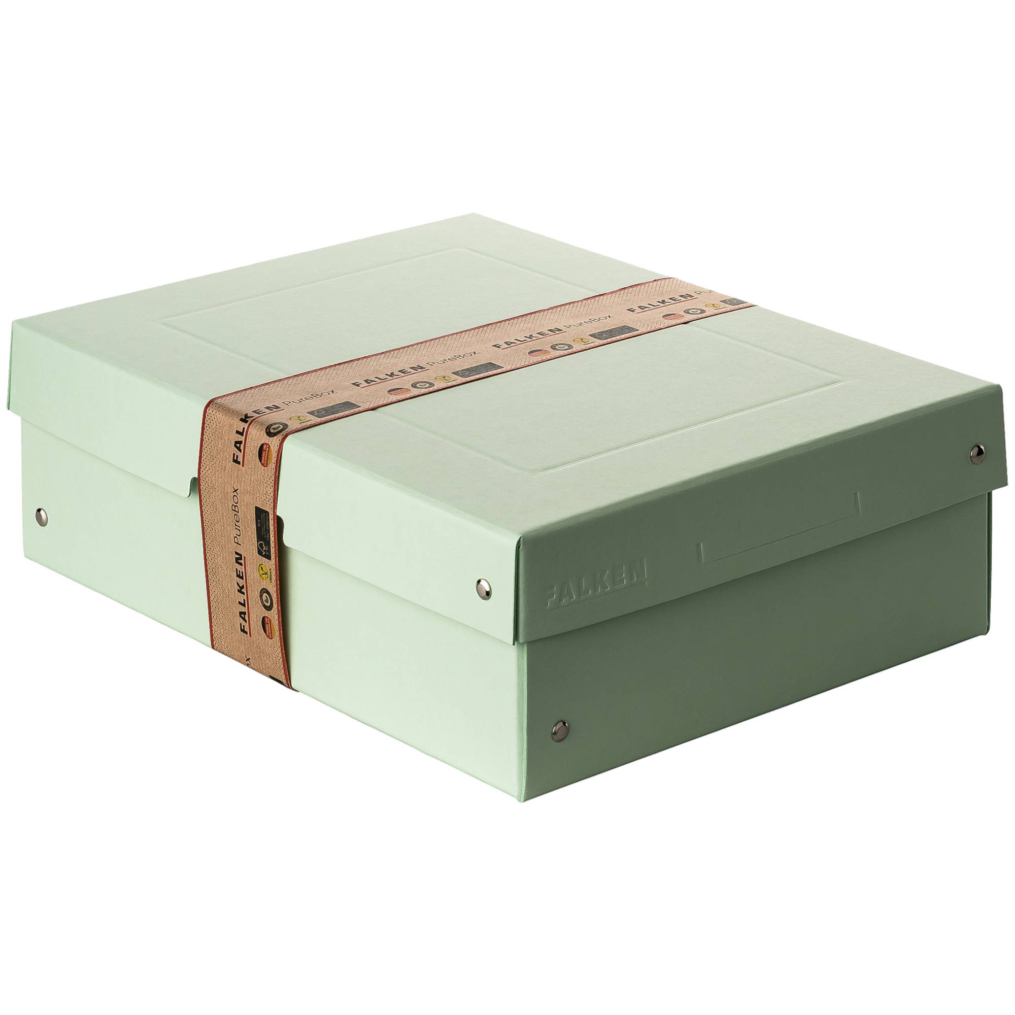 Aufbewahrungsbox PURE Box Pastell A4 100mm grün-0