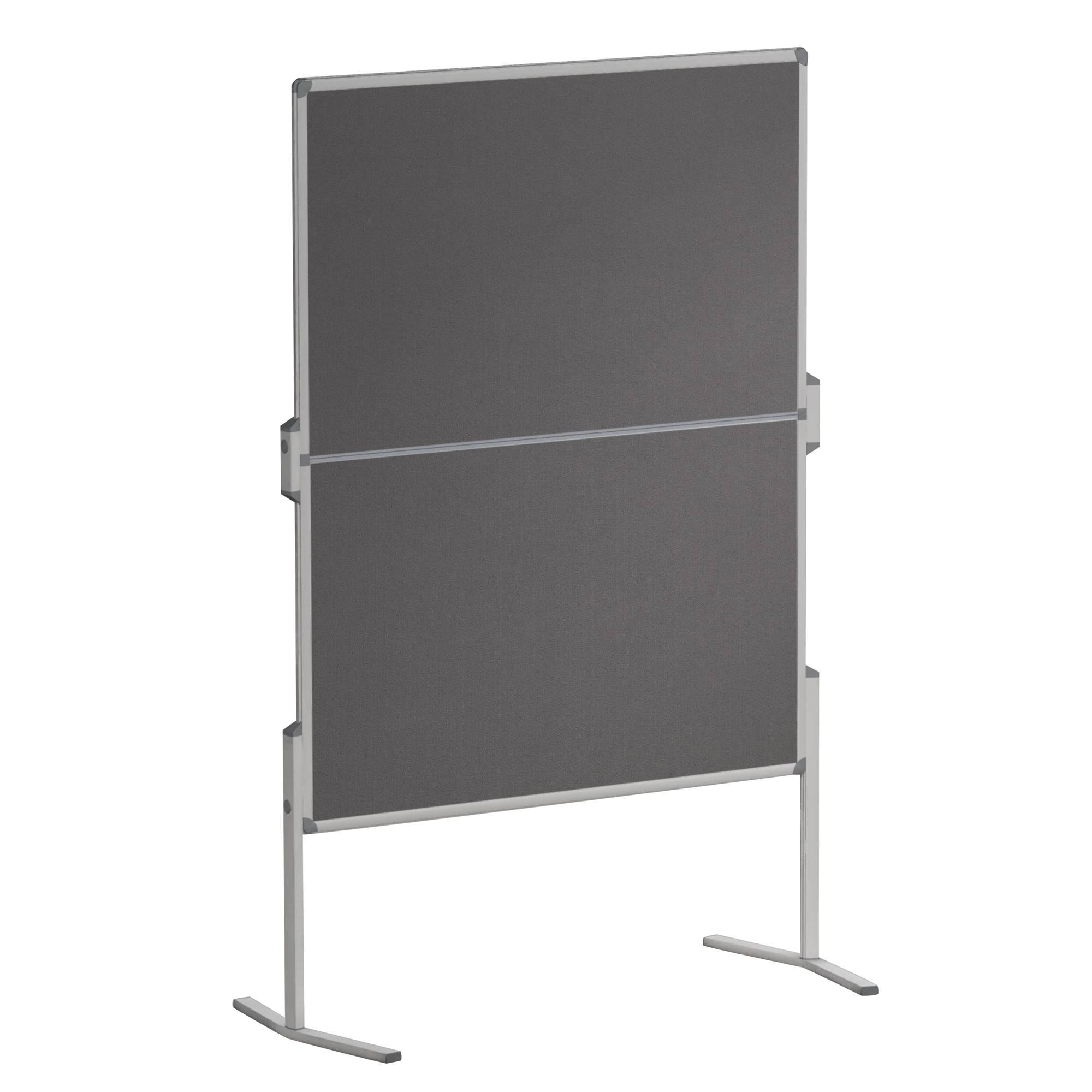 Moderationstafel Pro 120x150cm Filz grau-0