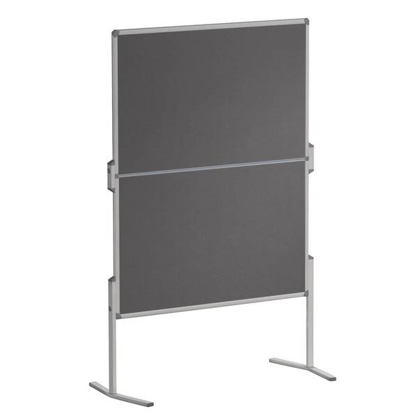 Moderationstafel Pro 120x150cm Filz grau