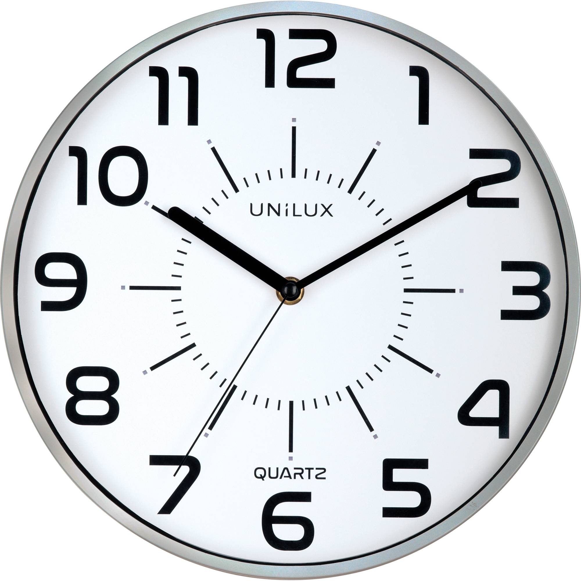 Wanduhr POP GREY +Batterien metallgrau-0