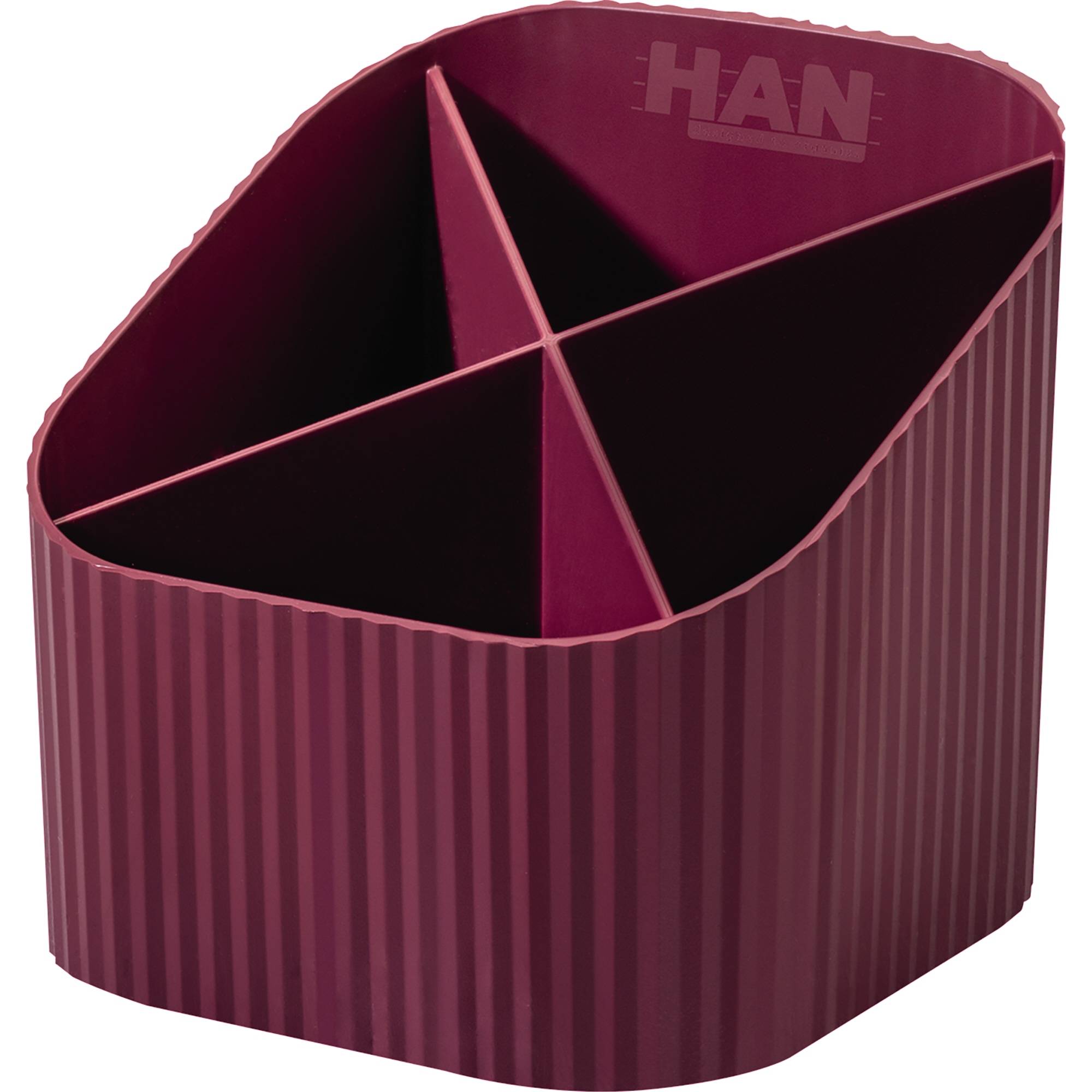 HAN Stiftehalter 11,1 x 11,1 x 10,5 cm rot 17248-17D-0