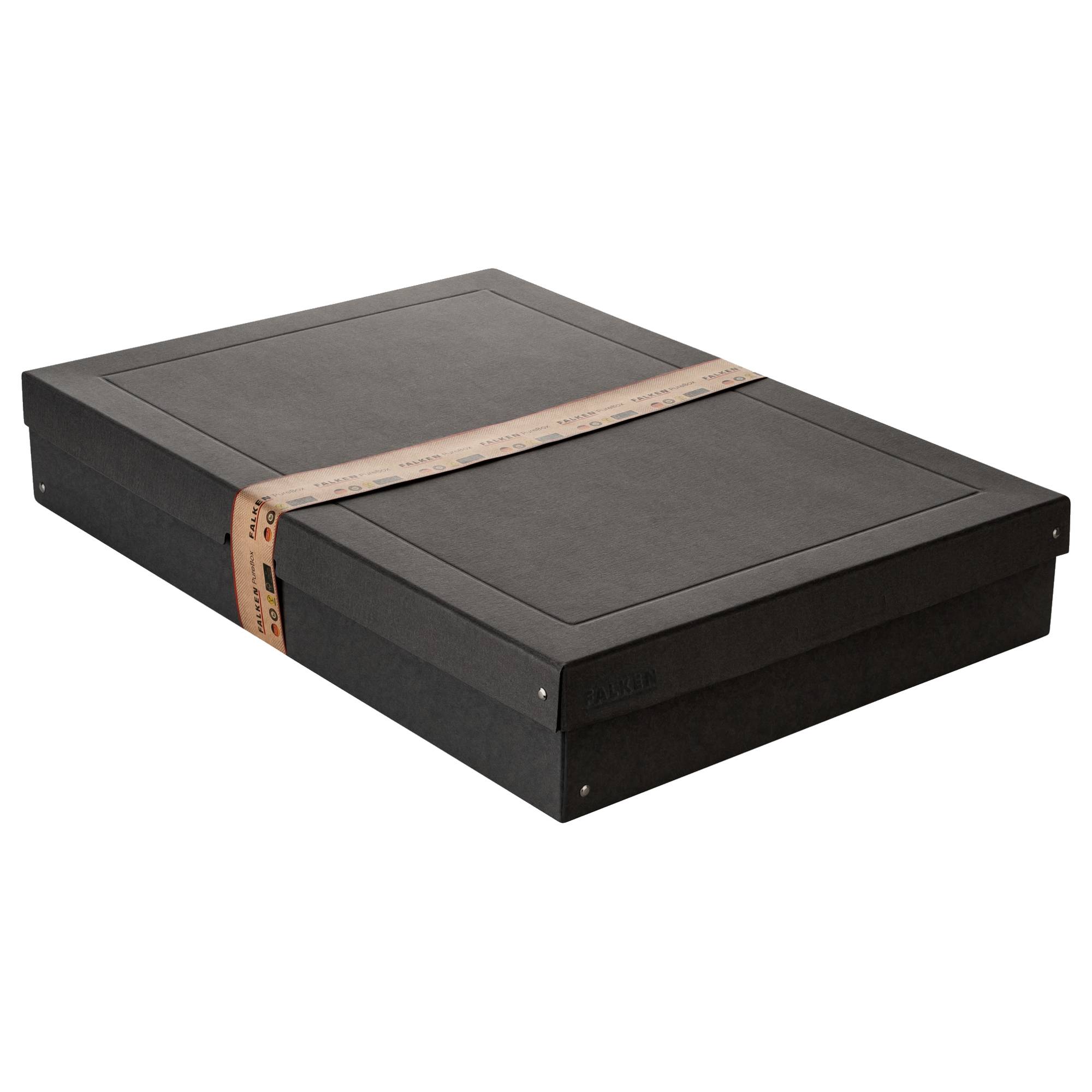Aufbewahrungsbox PURE Box Black A2 100mm sw-0