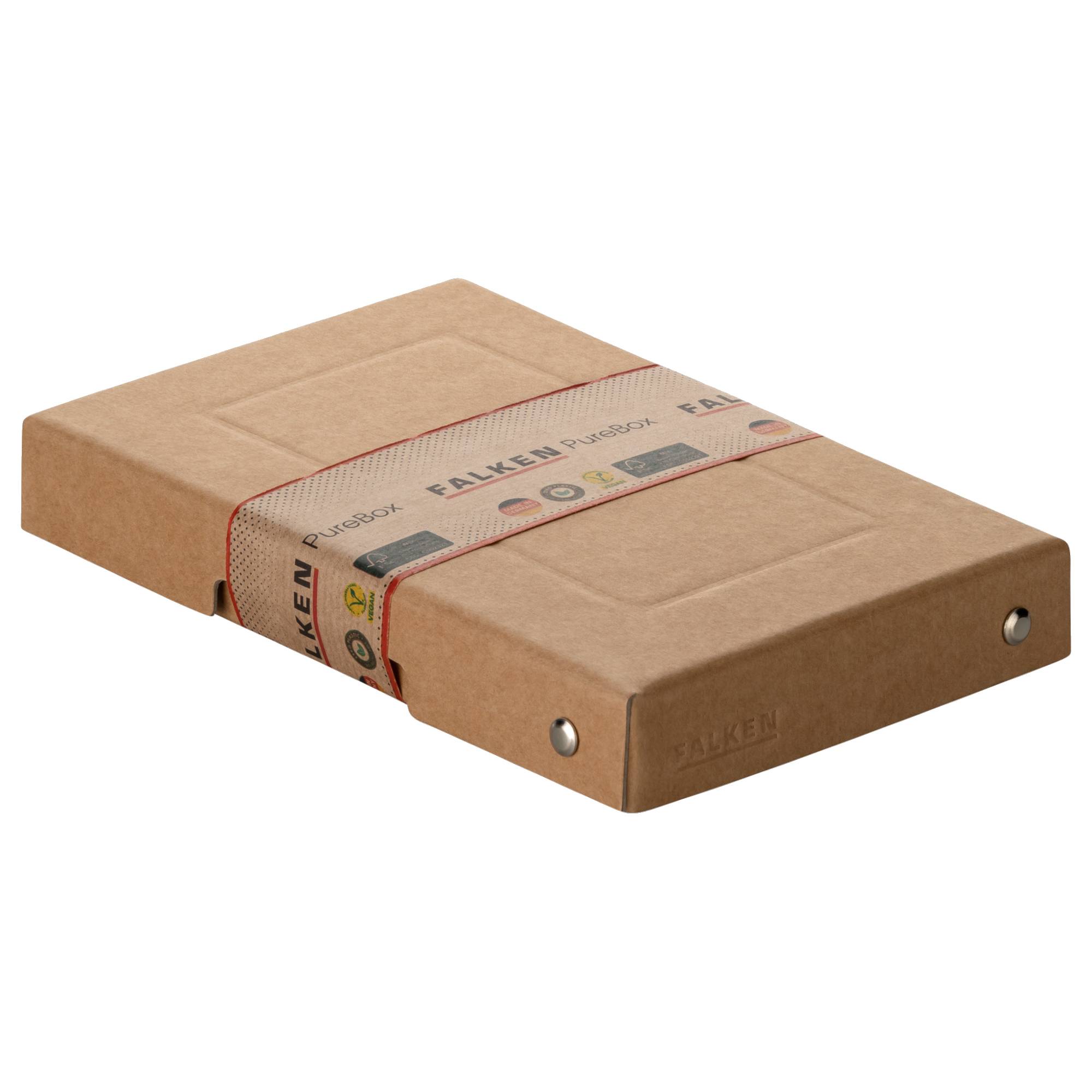 Aufbewahrungsbox PURE Box Nature A6 25mm braun-0