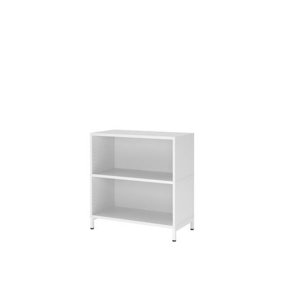 Regal FlexWall 2OH Sockel weiß