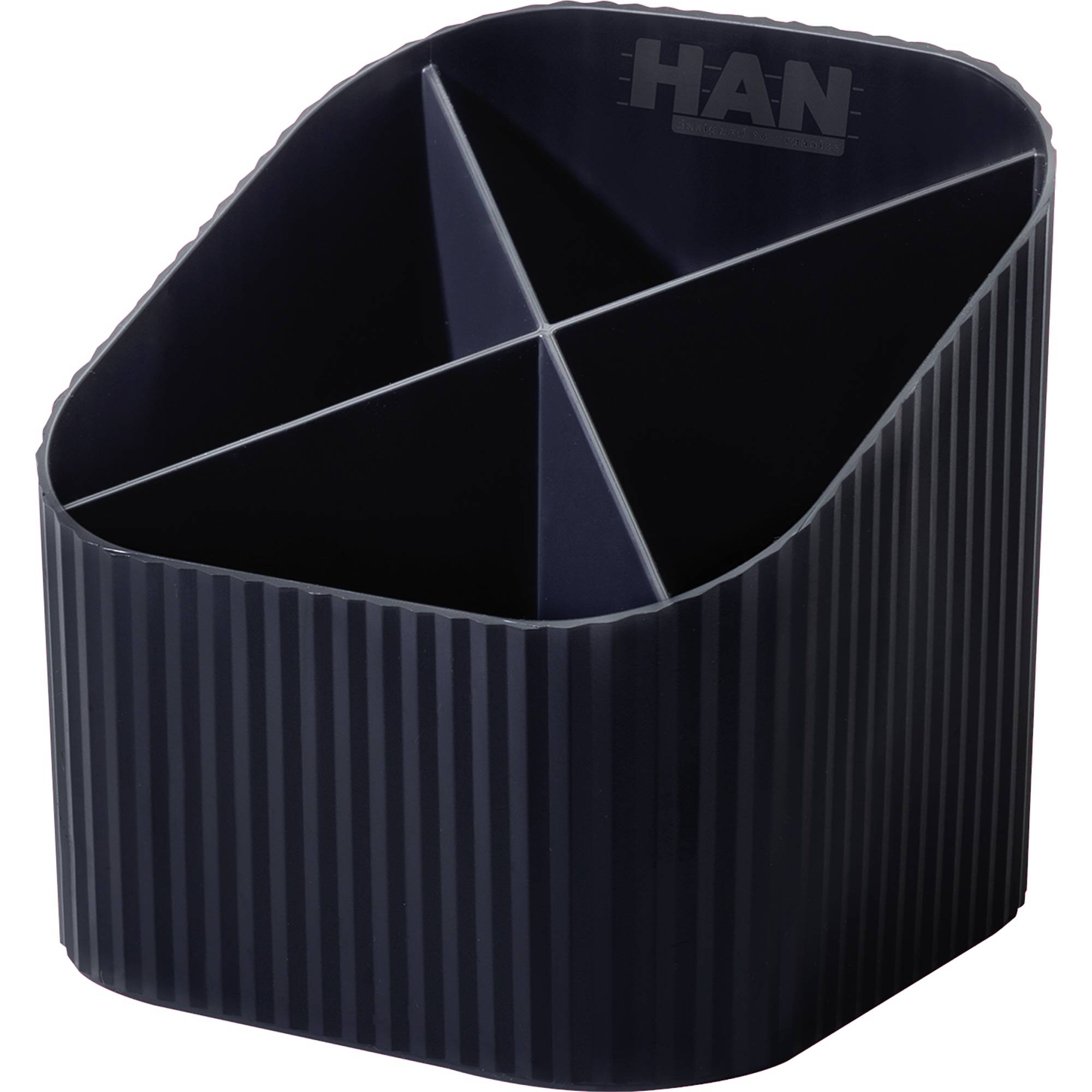 HAN Stiftehalter 11,1 x 11,1 x 10,5 cm schwarz 17248-13D-0