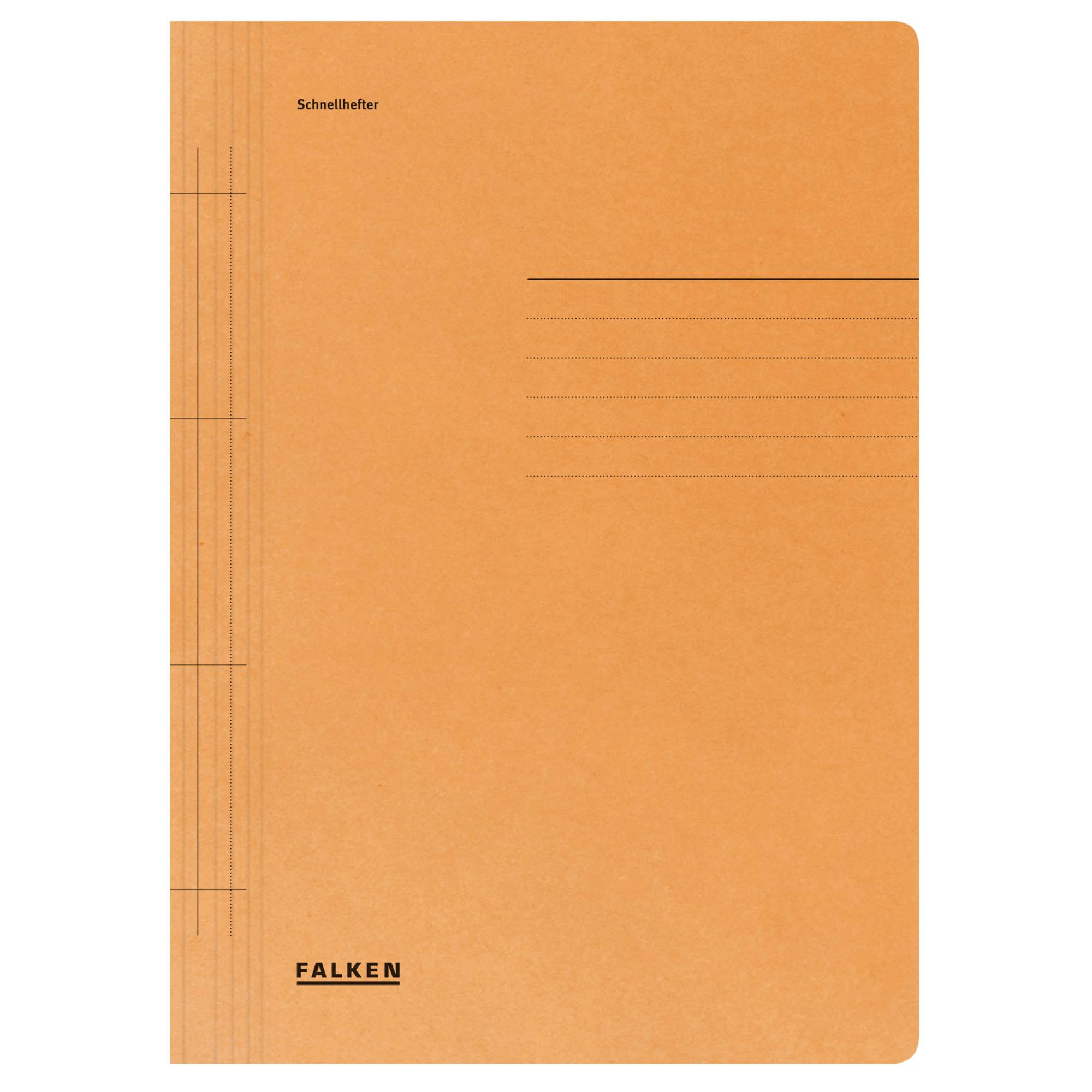 Schnellhefter A4 250g/m² Manila-RC-Karton orange