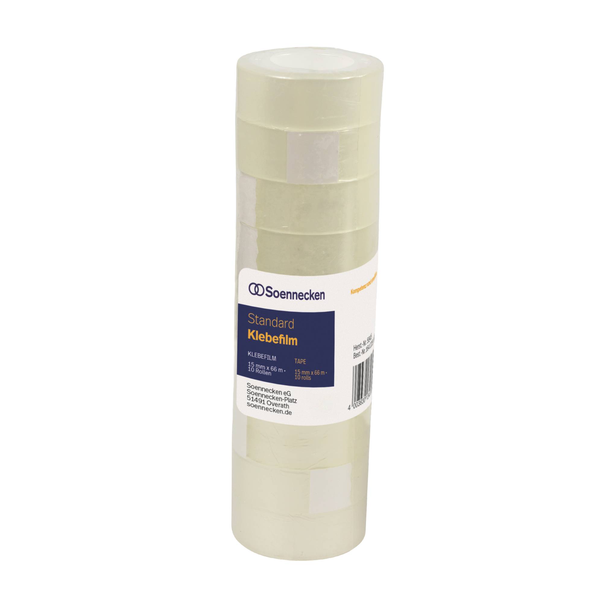 Klebefilm 15mmx10m transparent 10 St./Pack.-0