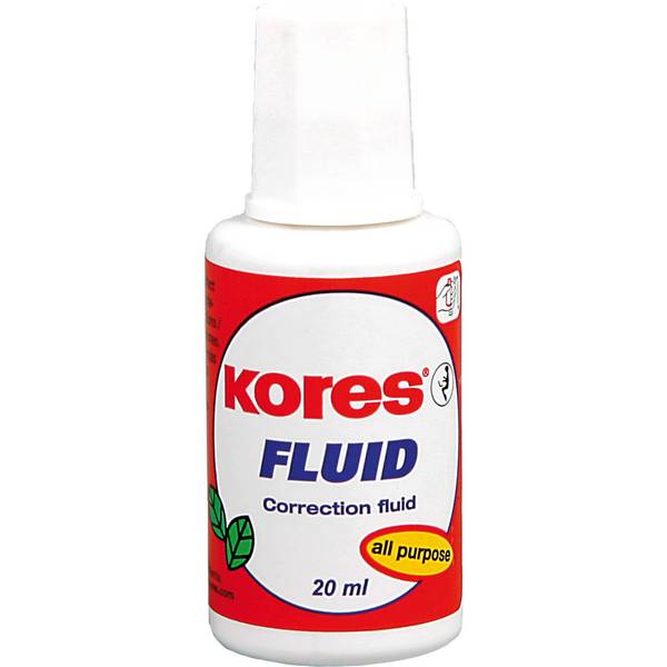 Korrekturmittel Fluid 20ml Pinsel weiß