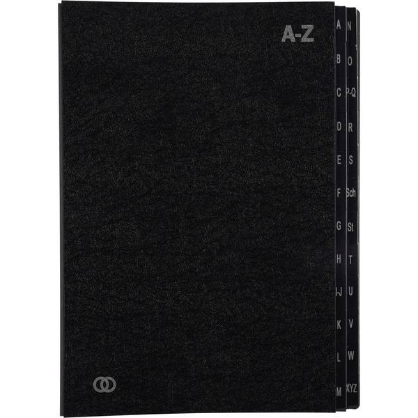 Pultordner oeco A-Z 24tlg schwarz