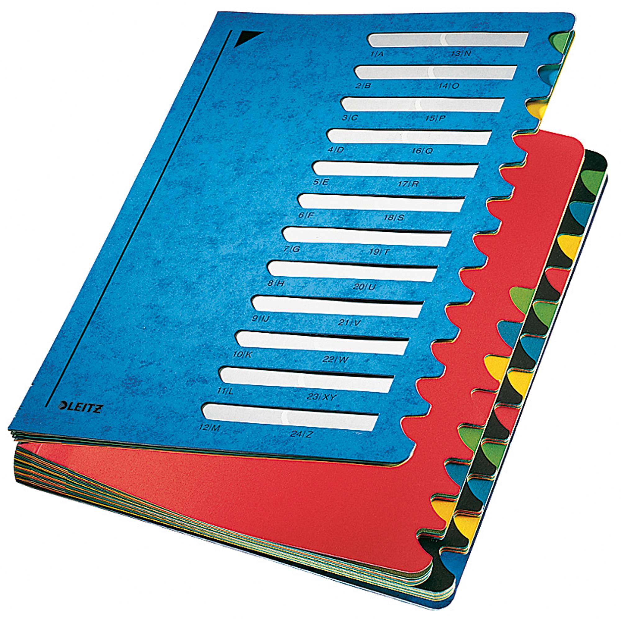 Ordnungsmappe Deskorganizer Color 24Fächer blau-0