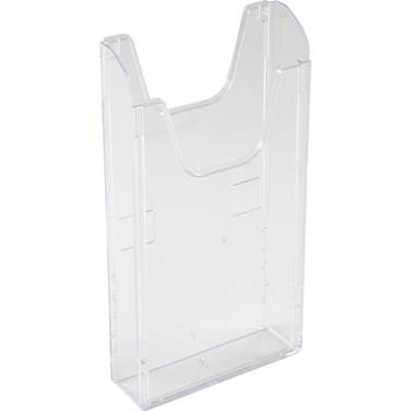 Wandprospekthalter A4 quer 1Fach transparent