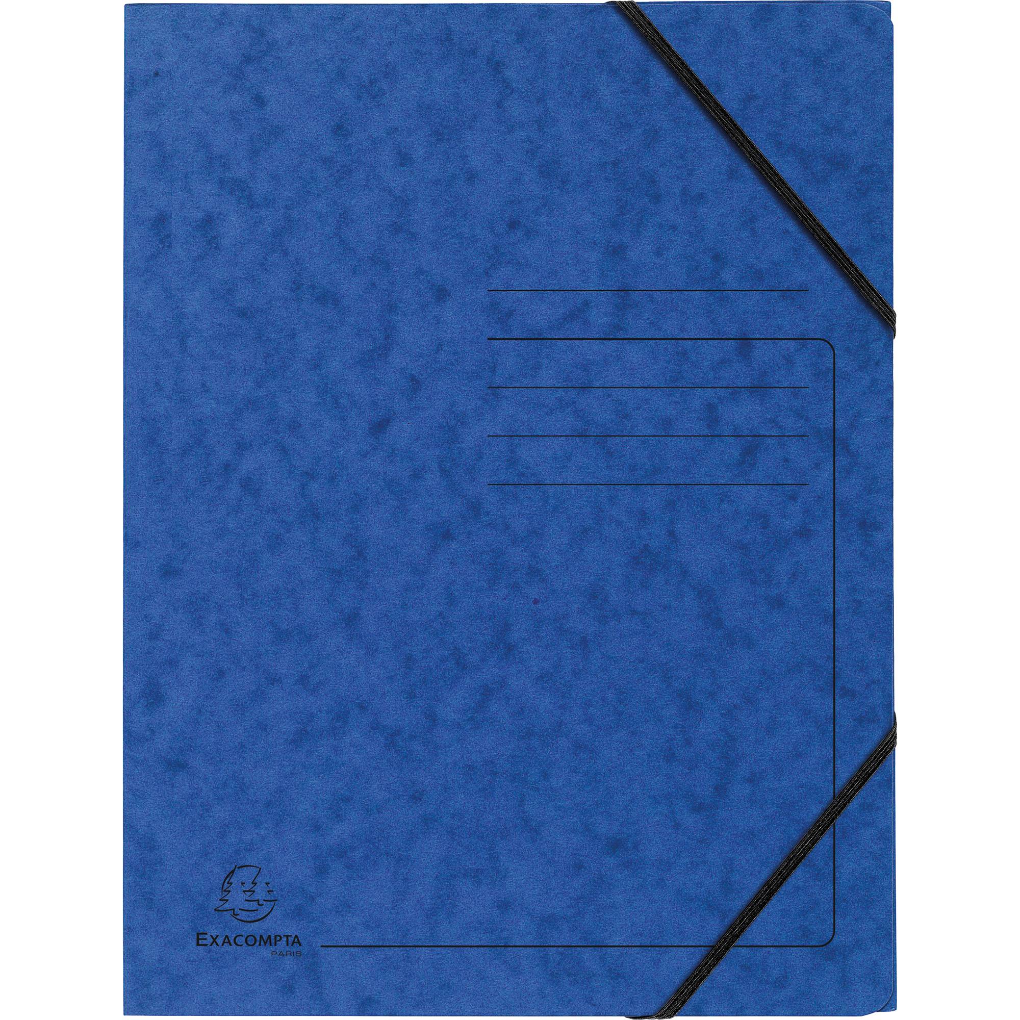 Eckspanner DIN A4 Karton blau-0