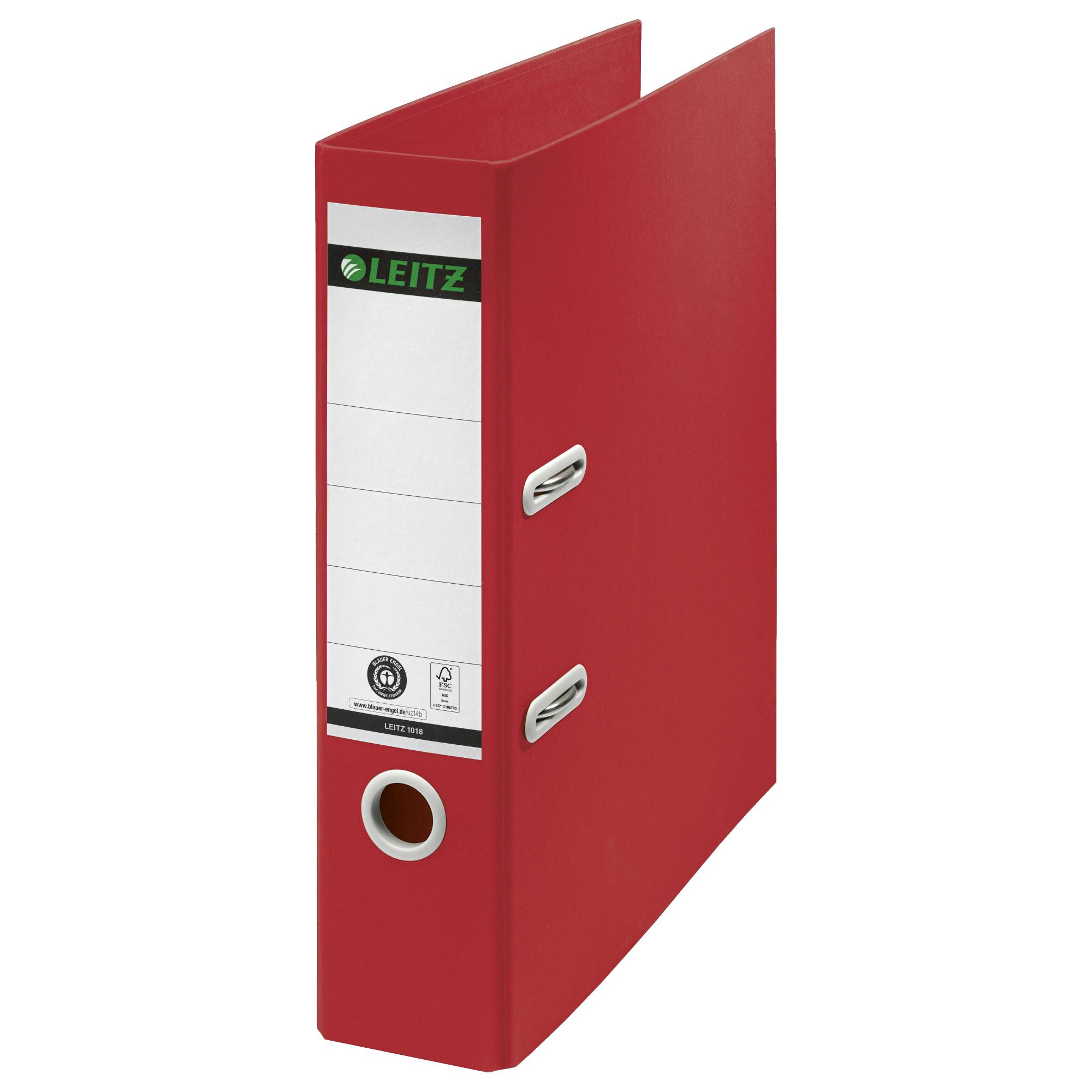 Ordner Recycle A4 80mm rot-0