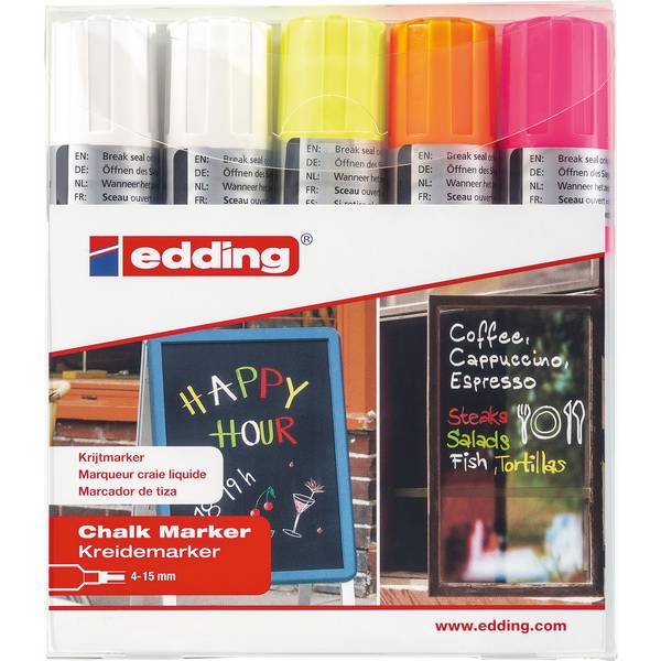 Kreidemarker 4090 4-15mm farbig 5St./Pack