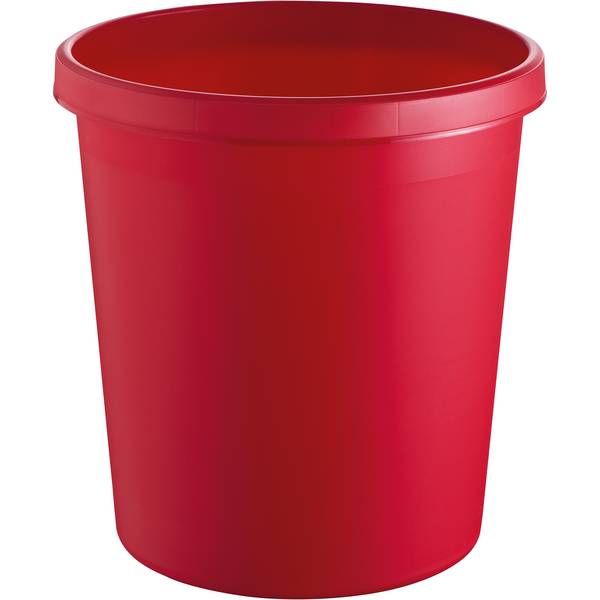 Papierkorb 18l rund Kunststoff rot - Artikel: 170048830
