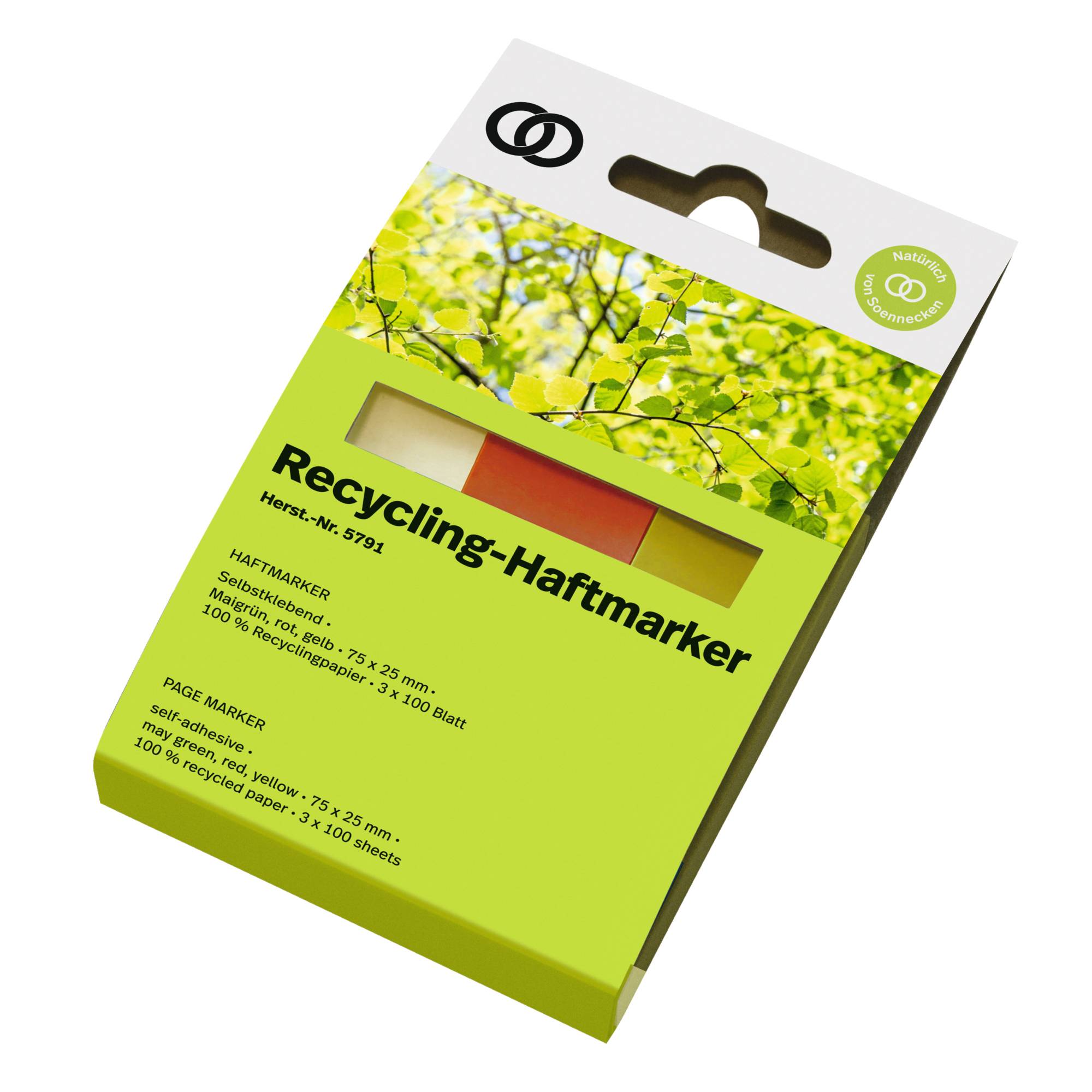Haftmarker oeco RC 100Bl sort 3St-0